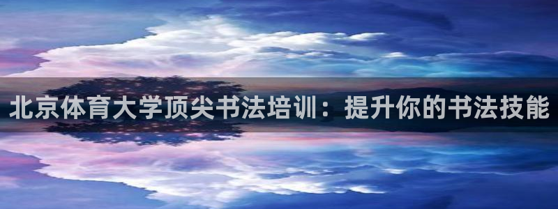 耀世集团董事长是谁啊：北京体育大学顶尖书法培训：提升